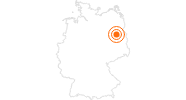 Tourist Attraction Brandenburg Gate Berlin: Position on map