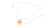Ausflugsziel La Giralda in Sevilla: Position auf der Karte