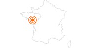 Ausflugsziel Loire Schlösser in Loire-Atlantique: Position auf der Karte