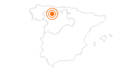 Tourist Attraction MUSAC Museum in León: Position on map