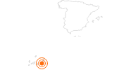 Ausflugsziel Fuerteventura Oasis Park auf Fuerteventura: Position auf der Karte