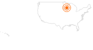 Ausflugsziel Freizeitpark Nickelodeon Universe in Minneapolis und St. Paul: Position auf der Karte