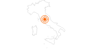 Tourist Attraction Orvieto Cathedral Terni: Position on map