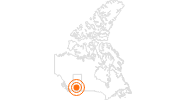 Webcam Outlook Kokanee Kabin in the Banff National Park: Position on map
