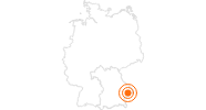 Ausflugsziel Vogelpark Irgenöd bei Ortenburg im Passauer Land: Position auf der Karte