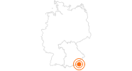 Ausflugsziel Alte Saline mit Salzmuseum in Bad Reichenhall im Berchtesgadener Land: Position auf der Karte