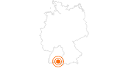 Ausflugsziel Kloster und Schloss Salem am Bodensee: Position auf der Karte