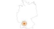Tourist Attraction Wilhelma - Zoological Botanical Gardens Stuttgart in the Region Stuttgart: Position on map