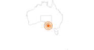 Ausflugsziel Känguru-Insel auf der Känguru-Insel: Position auf der Karte