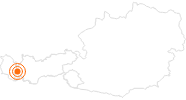 Ausflugsziel WunderWanderWeg an der Sennhütte in St.Anton am Arlberg: Position auf der Karte