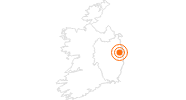 Tourist Attraction Guinness Storehouse in Dublin: Position on map