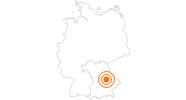 Ausflugsziel Weihnachtsmarkt auf Schloss Thurn und Taxis Regensburg und Umland: Position auf der Karte