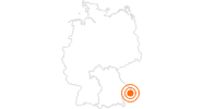 Ausflugsziel Haus am Strom bei Jochenstein im Passauer Land: Position auf der Karte