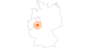 Ausflugsziel Borgs Scheune Züschen im Sauerland: Position auf der Karte