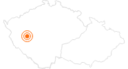 Ausflugsziel Pilsner historische Keller und das Brauereimuseum in der Pilsner Region: Position auf der Karte