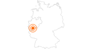 Ausflugsziel Haus der Geschichte der Bundesrepublik Deutschland in Bonn in Bonn. Rhein-Sieg-Kreis: Position auf der Karte