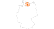 Ausflugsziel Holstentor Lübeck an der Ostsee und Holsteinische Schweiz: Position auf der Karte