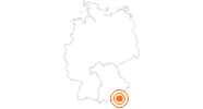 Ausflugsziel Winklmoosalm im Chiemgau: Position auf der Karte
