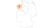 Ausflugsziel Emder Engelkemarkt in Ostfriesland: Position auf der Karte