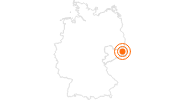 Ausflugsziel Saurierpark Bautzen - Kleinwelka in Oberlausitz: Position auf der Karte