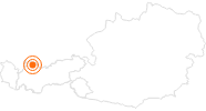 Ausflugsziel Burgenwelt Ehrenberg bei Reutte in der Naturparkregion Reutte: Position auf der Karte