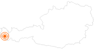 Ausflugsziel Alpine-Coaster-Golm in Montafon: Position auf der Karte