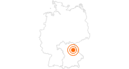 Ausflugsziel Rodelbahn Monte Coaster Hirschau im Oberpfälzer Wald: Position auf der Karte
