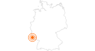 Ausflugsziel Baumwipfelpfad an der Saarschleife Merzig-Wadern: Position auf der Karte