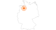 Ausflugsziel Bremer Stadtmusikanten Bremen Stadt: Position auf der Karte