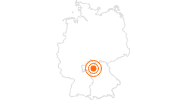 Ausflugsziel Baumwipfelpfad Steigerwald bei Ebrach im Steigerwald: Position auf der Karte