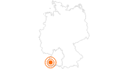 Ausflugsziel Baumkronenweg Waldkirch im Schwarzwald: Position auf der Karte