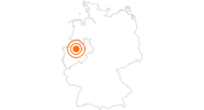 Ausflugsziel Schloss Nordkirchen in Münsterland: Position auf der Karte