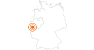 Ausflugsziel Schloss Paffendorf bei Bergheim in Köln & Rhein-Erft-Kreis: Position auf der Karte
