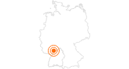 Ausflugsziel Barockschloss Mannheim in der Kurpfalz und Heidelberg: Position auf der Karte