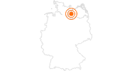 Ausflugsziel Schloss Schwerin in Mecklenburg-Schwerin: Position auf der Karte