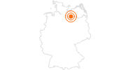 Ausflugsziel Schloss Ludwigslust in Mecklenburg-Schwerin: Position auf der Karte