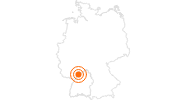 Ausflugsziel Schloss Schwetzingen in der Kurpfalz und Heidelberg: Position auf der Karte