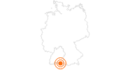 Ausflugsziel Neues Schloss Tettnang am Bodensee: Position auf der Karte
