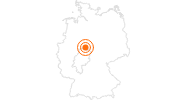 Webcam Flugschule Kassel in Nordhessen: Position auf der Karte