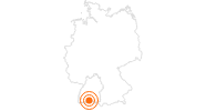 Ausflugsziel Festungsruine Hohentwiel am Bodensee: Position auf der Karte