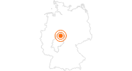 Ausflugsziel Märchenweihnachtsmarkt Kassel in Nordhessen: Position auf der Karte