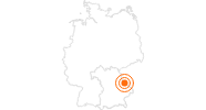 Ausflugsziel Drachenstich-Festspiele in Furth im Wald Bayerischer Wald: Position auf der Karte