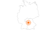 Ausflugsziel Fränkischer Weihnachtsmarkt Ansbach Würzburg und Romantisches Franken - Fränkisches Seenland: Position auf der Karte
