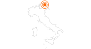 Ausflugsziel Dolomiten Weihnacht in Innichen in der Dolomitenregion Drei Zinnen: Position auf der Karte