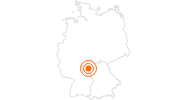 Ausflugsziel Schloss Veitshöchheim bei Würzburg Fränkisches Weinland: Position auf der Karte