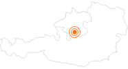 Webcam Kasberg, Grünau im Almtal im Salzkammergut: Position auf der Karte