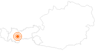 Ausflugsziel Stuibenfall bei Umhausen Ötztal: Position auf der Karte