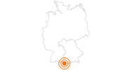 Ausflugsziel Breitachklamm bei Oberstdorf im Allgäu: Position auf der Karte