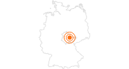 Ausflugsziel Schillers Wohnhaus in Weimar Weimar und Umgebung: Position auf der Karte