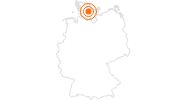 Ausflugsziel Arche Warder an der Ostsee und Holsteinische Schweiz: Position auf der Karte